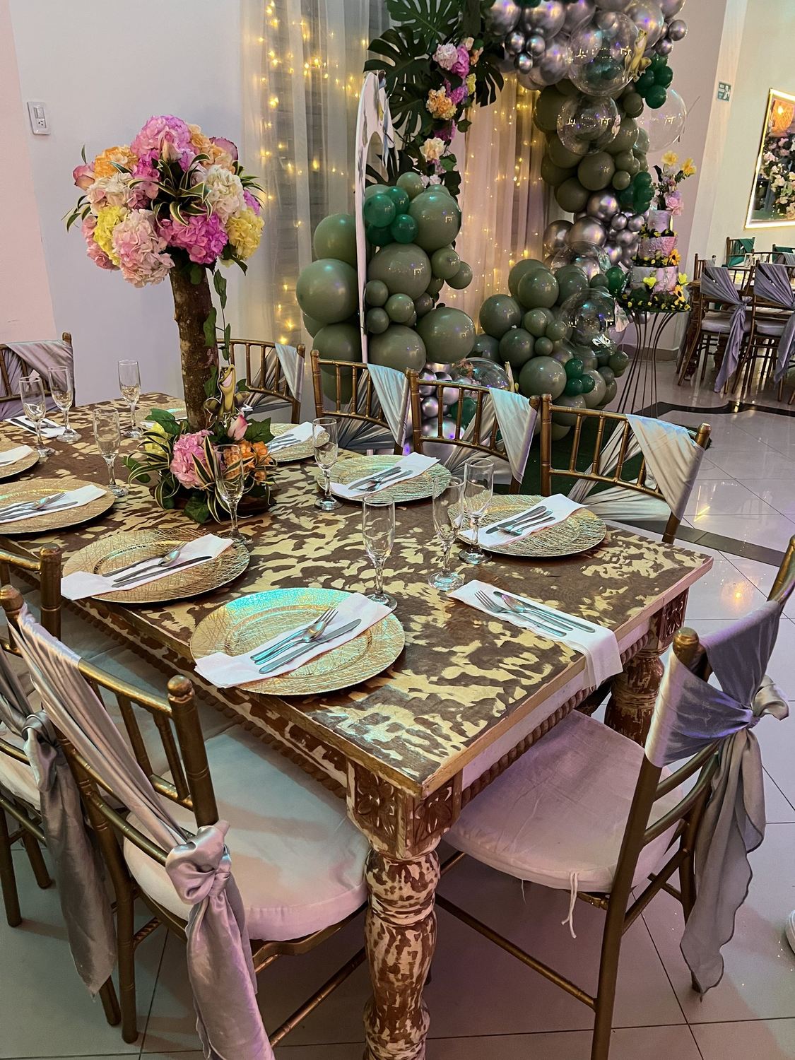Mesa de gala — Banquetes Altovar