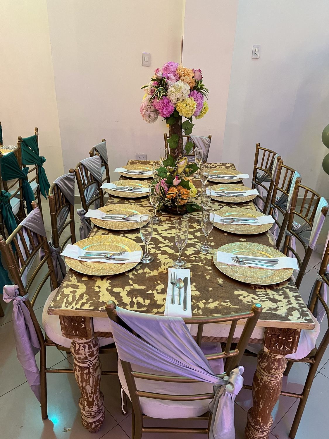 Mesa de gala — Banquetes Altovar