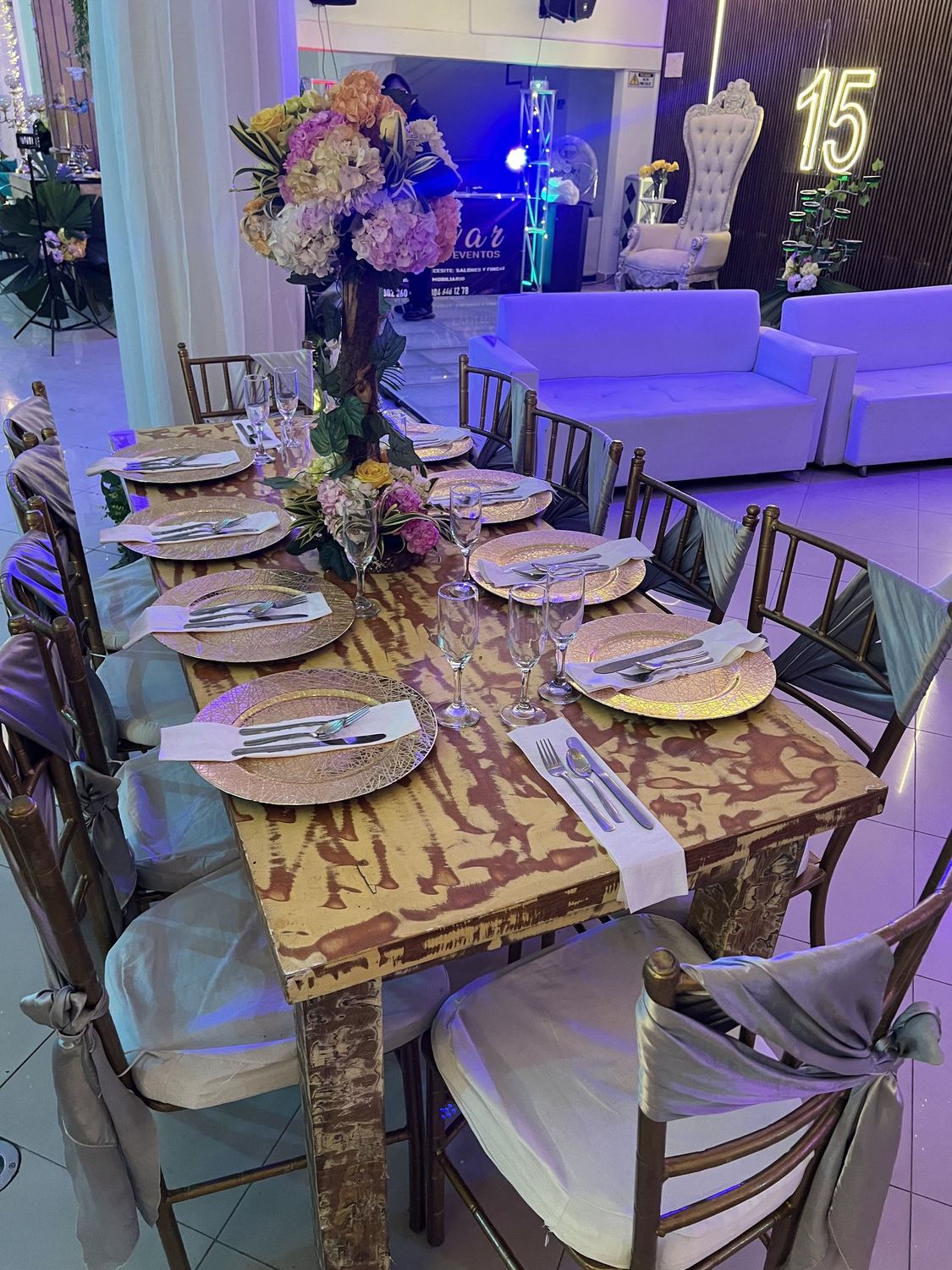 Mesa de gala — Banquetes Altovar